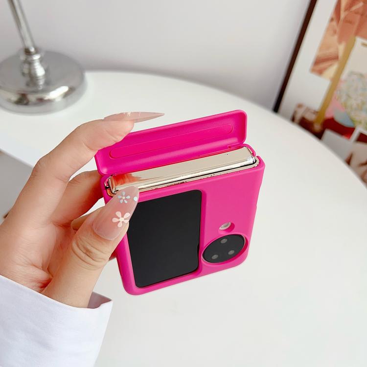 For OPPO Find N3 Flip Skin Feel Central Axis Dual Magnetic PC Phone Case