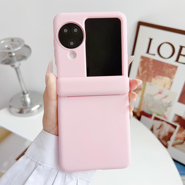 For OPPO Find N3 Flip Skin Feel Central Axis Dual Magnetic PC Phone Case