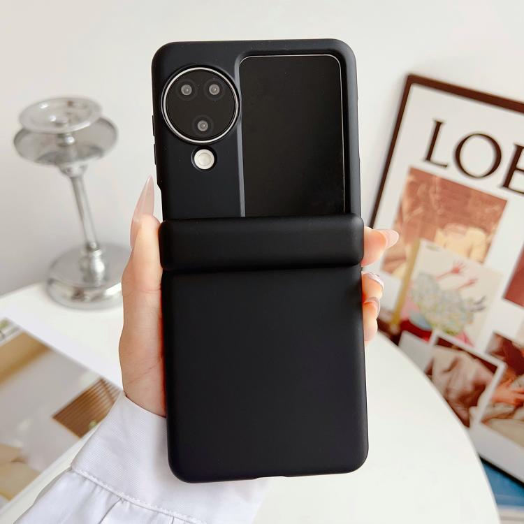 For OPPO Find N3 Flip Skin Feel Central Axis Dual Magnetic PC Phone Case