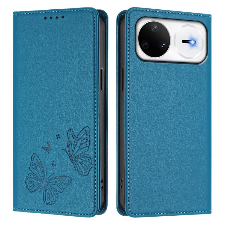 For Huawei nova 15 Pro / 15 Ultra Strong Magnetic Dual Butterfly RFID Vegan Leather Phone Case