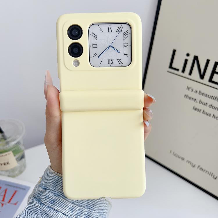 For Huawei nova Flip Skin Feel Central Axis Dual Magnetic PC Phone Case