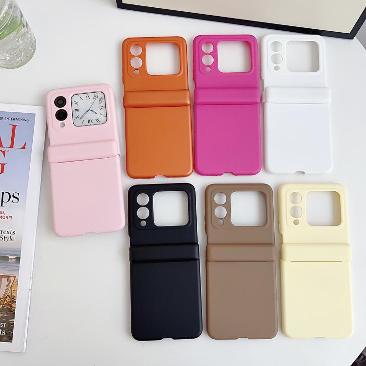For Huawei nova Flip Skin Feel Central Axis Dual Magnetic PC Phone Case