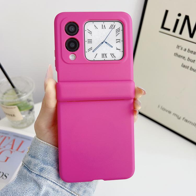 For Huawei nova Flip Skin Feel Central Axis Dual Magnetic PC Phone Case