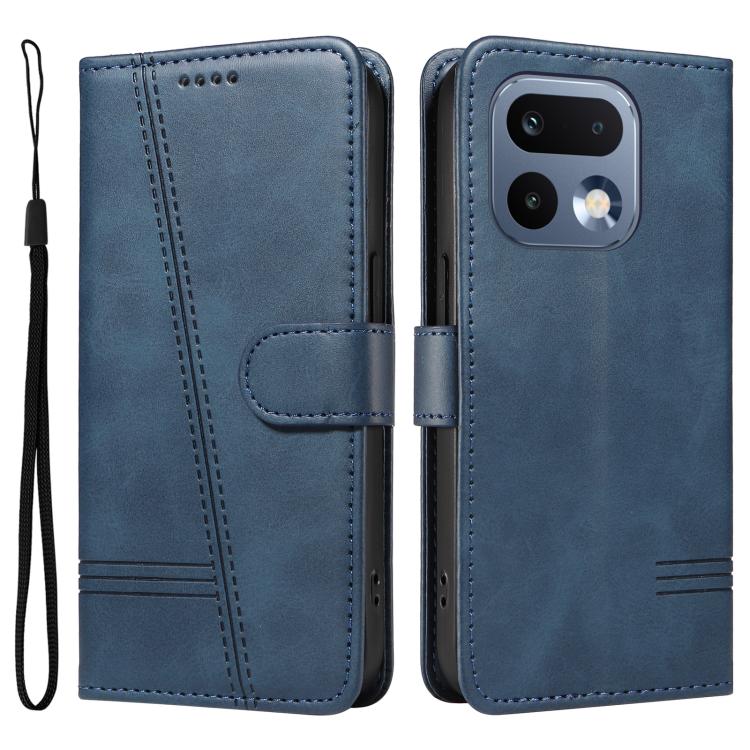 For Realme 16 Pro 5G Global T-type Stitch Leather Phone Case