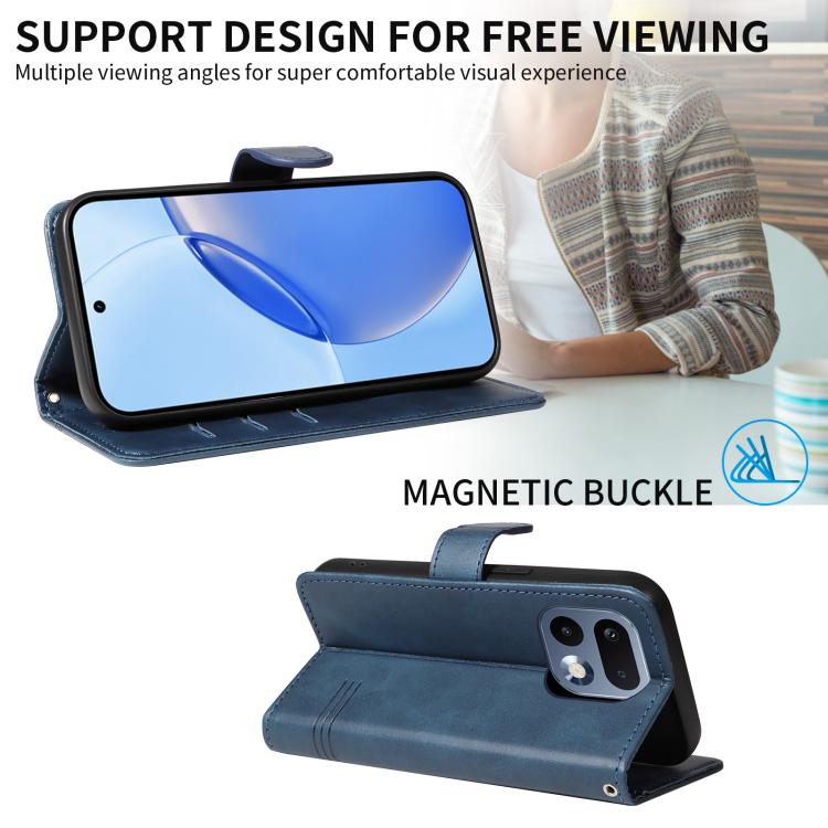For Realme 16 Pro 5G Global T-type Stitch Leather Phone Case