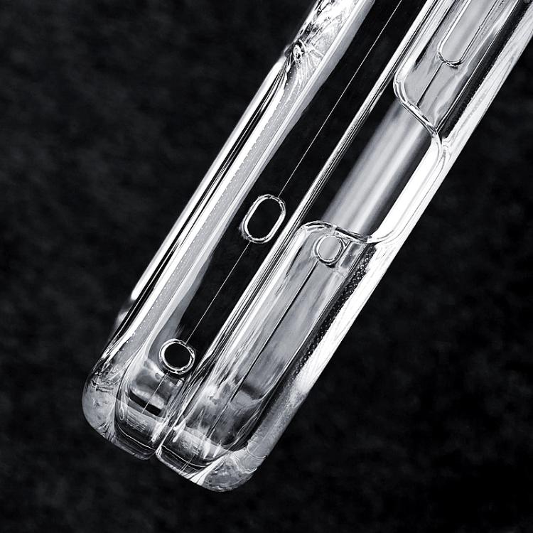 For OPPO Find N3 Flip Transparent PC Dual Axis MagSafe Shockproof Phone Case