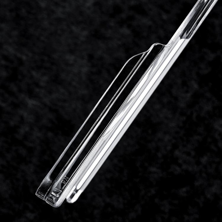 For OPPO Find N6 5G Transparent PC Dual Axis Shockproof Phone Case