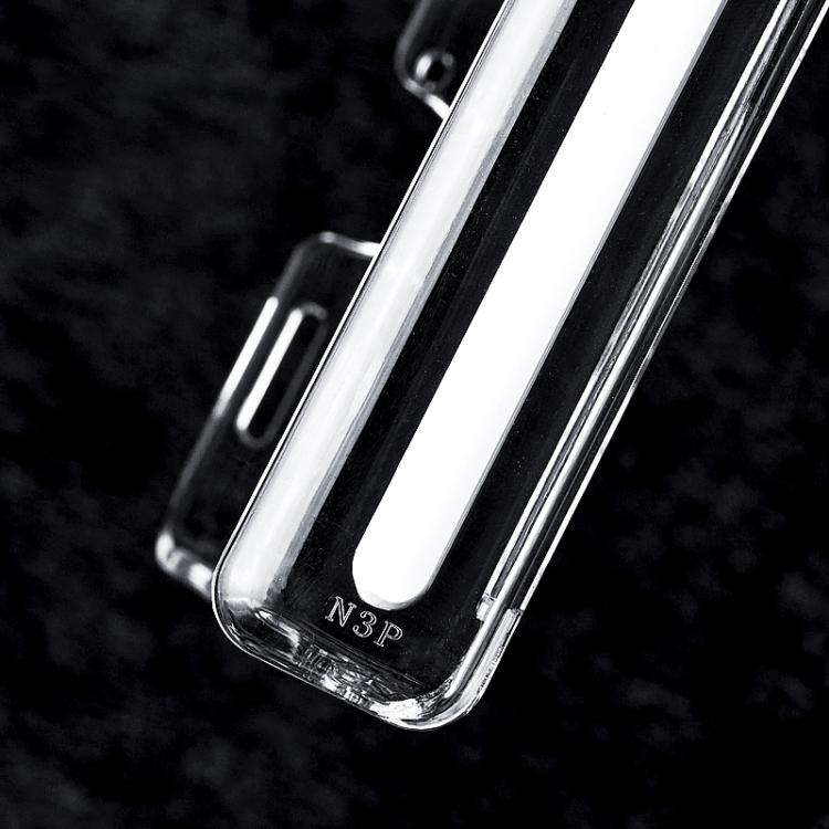 For OPPO Find N3 Flip Transparent PC Dual Axis Shockproof Phone Case