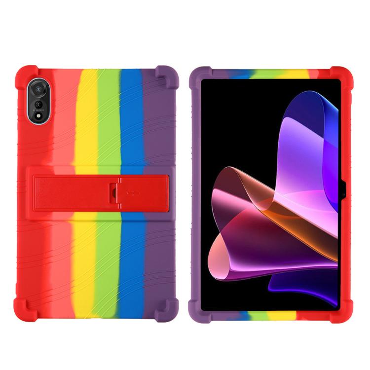 For Blackview Mega 2 Shockproof Silicone Tablet Protective Case with Holder