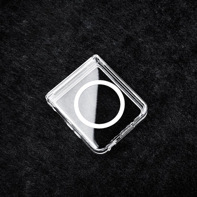 For Xiaomi Mix Flip 2 Transparent PC Dual Axis MagSafe Shockproof Phone Case