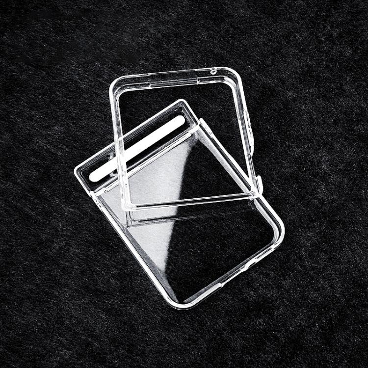 For Xiaomi Mix Flip 2 Transparent PC Dual Axis Shockproof Phone Case
