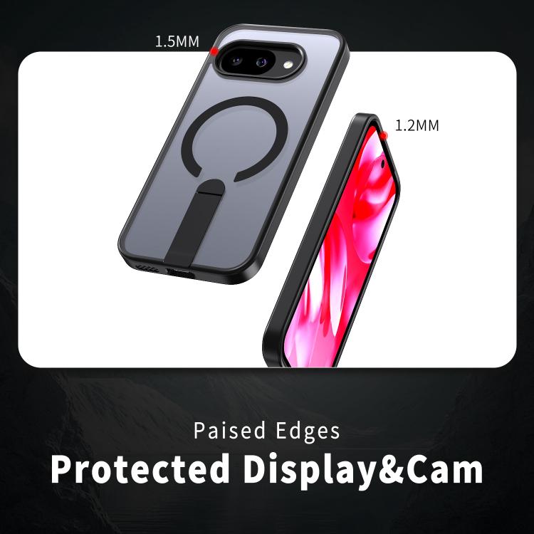 For Google Pixel 10a Star Shine Series TPU + PC MagSafe Phone Case with Fold Holder