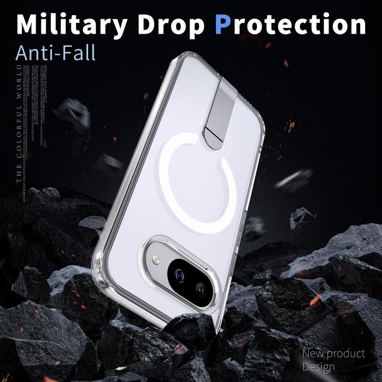 For Google Pixel 10a Star Shine Series TPU + PC MagSafe Phone Case with Fold Holder