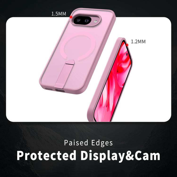 For Google Pixel 10a Star Shine Series TPU + PC MagSafe Phone Case with Fold Holder