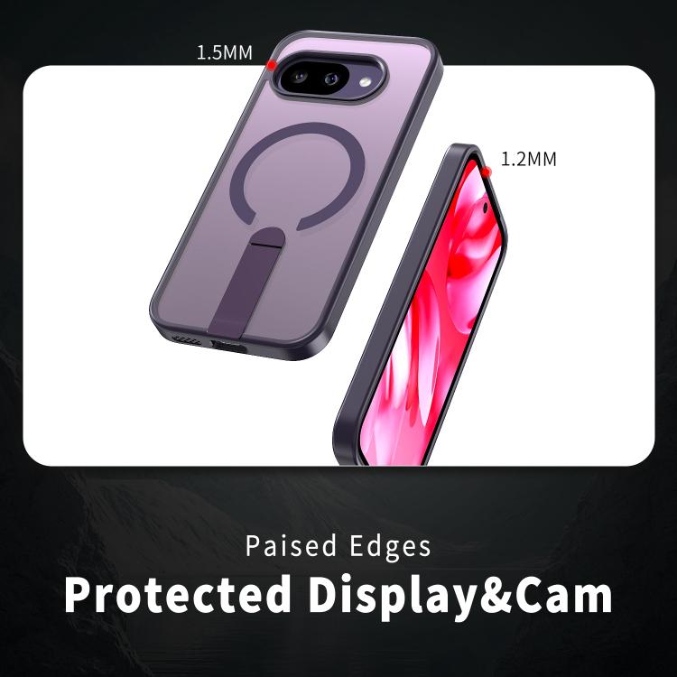 For Google Pixel 10a Star Shine Series TPU + PC MagSafe Phone Case with Fold Holder