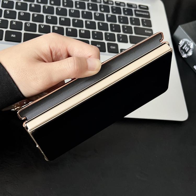 For Huawei Mate X7 Electroplate Dual Axis Supercar Design PU Phone Case