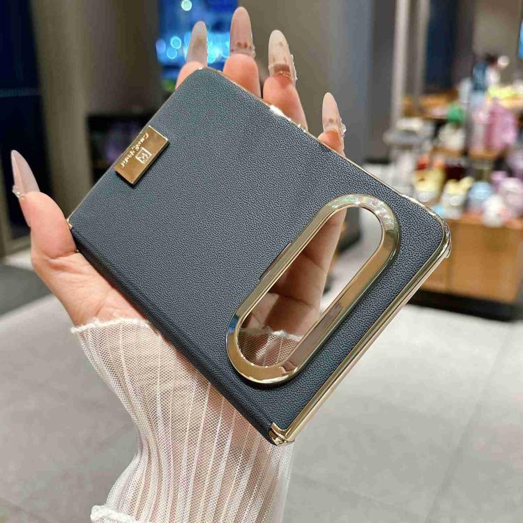 For Huawei Pura X Max Electroplate Dual Axis Supercar Design PU Phone Case