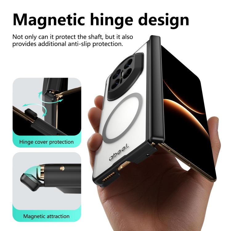 For Huawei Mate X7 ABEEL Magnetic Shaft Guard Matte Skin Feel Phone Case