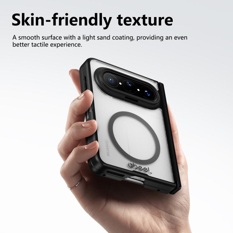 For Huawei Pura X Max ABEEL Magnetic Shaft Guard Matte Skin Feel Phone Case