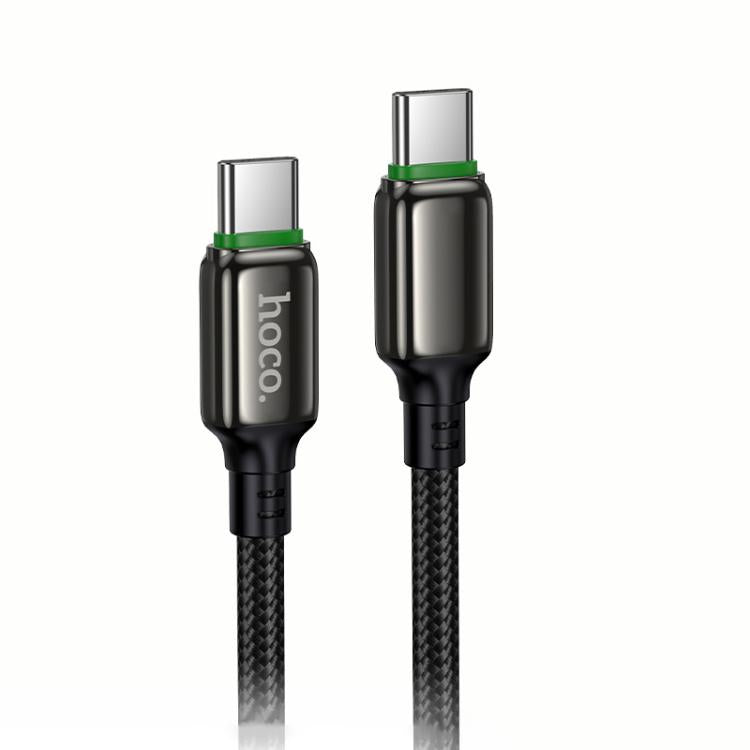 hoco X127 1m Type-C to Type-C Exceed 60W Charging Data Cable - Black