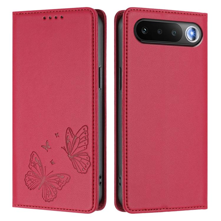For Realme 16 5G Strong Magnetic Dual Butterfly RFID Vegan Leather Phone Case