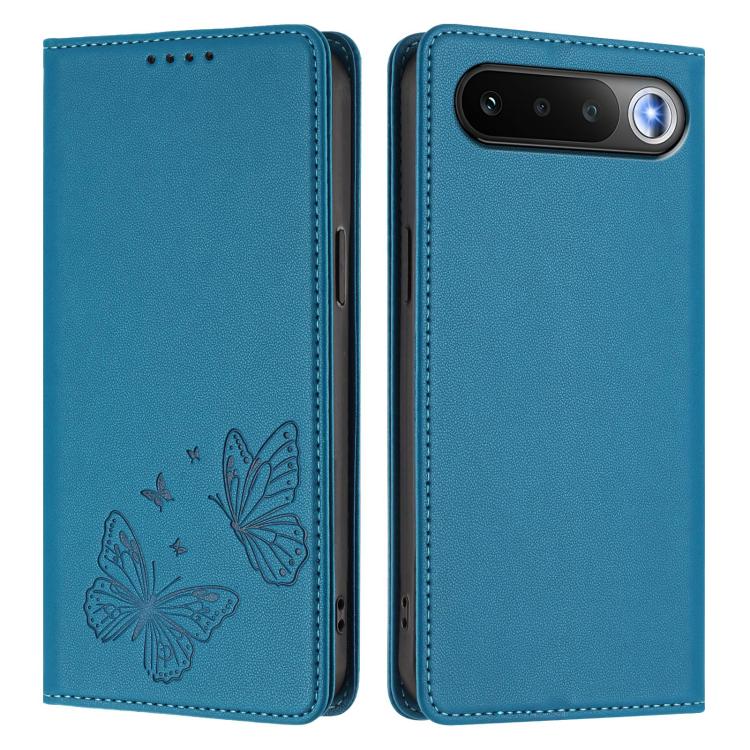 For Realme 16 5G Strong Magnetic Dual Butterfly RFID Vegan Leather Phone Case
