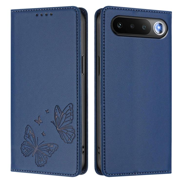 For Realme 16 5G Strong Magnetic Dual Butterfly RFID Vegan Leather Phone Case