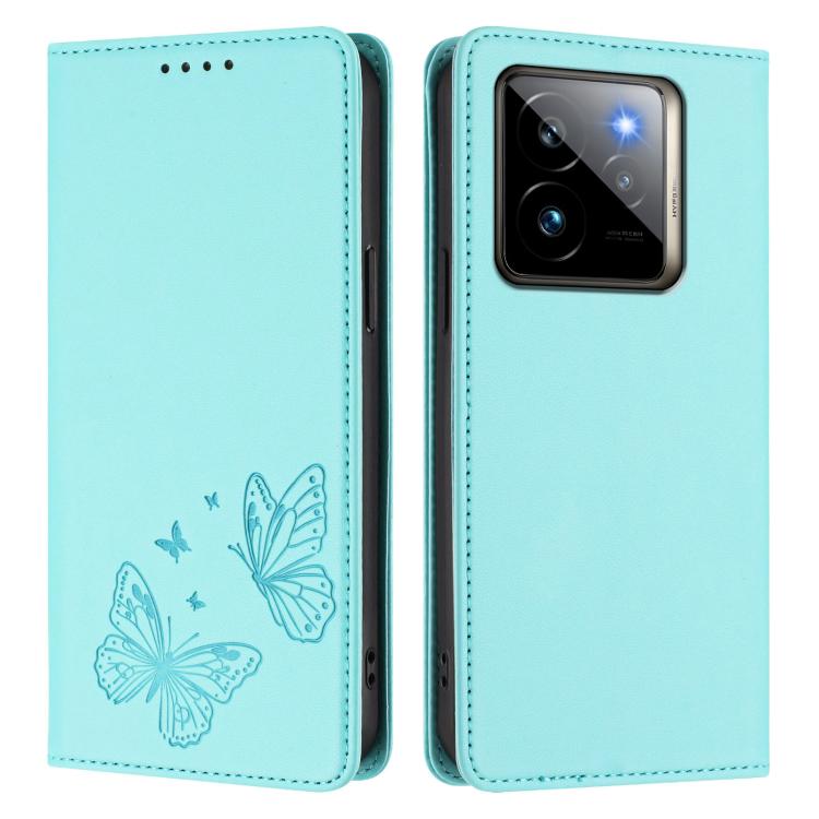 For Realme GT7 Pro / GT7 Pro Racing Strong Magnetic Dual Butterfly RFID Vegan Leather Phone Case
