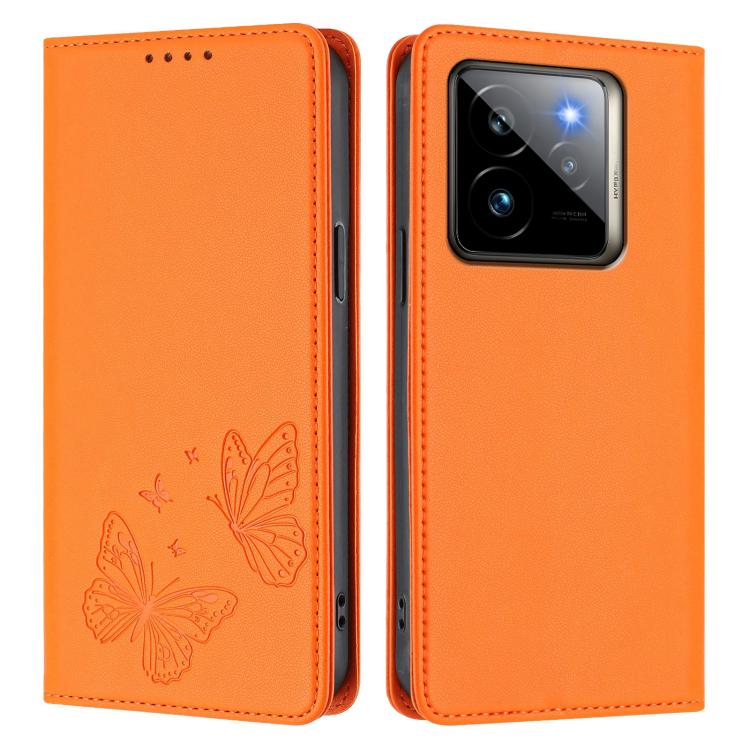 For Realme GT7 Pro / GT7 Pro Racing Strong Magnetic Dual Butterfly RFID Vegan Leather Phone Case