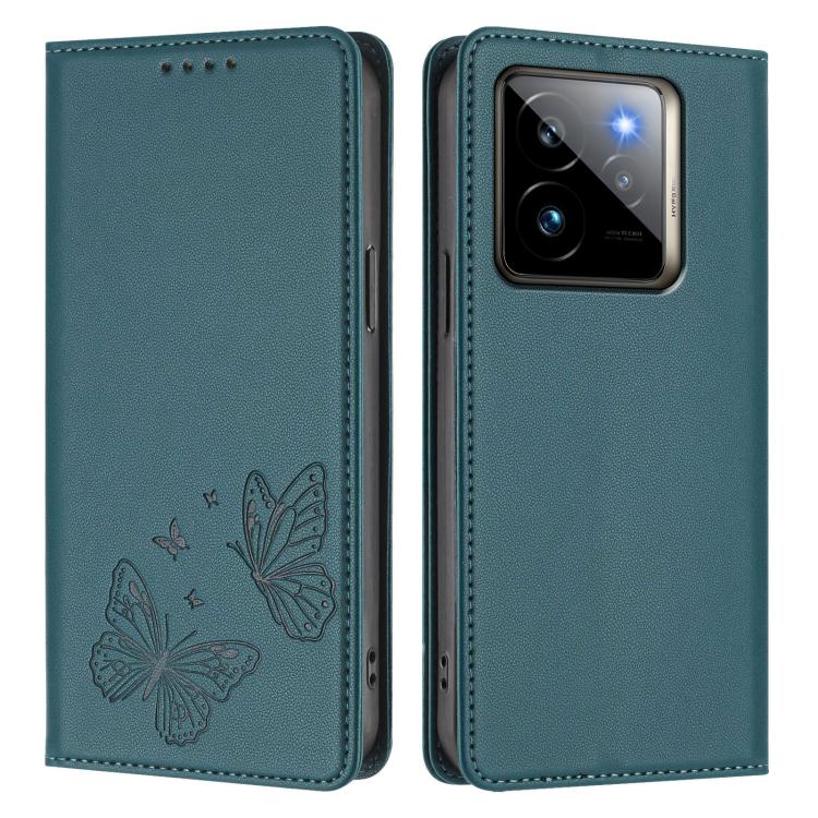 For Realme GT7 Pro / GT7 Pro Racing Strong Magnetic Dual Butterfly RFID Vegan Leather Phone Case