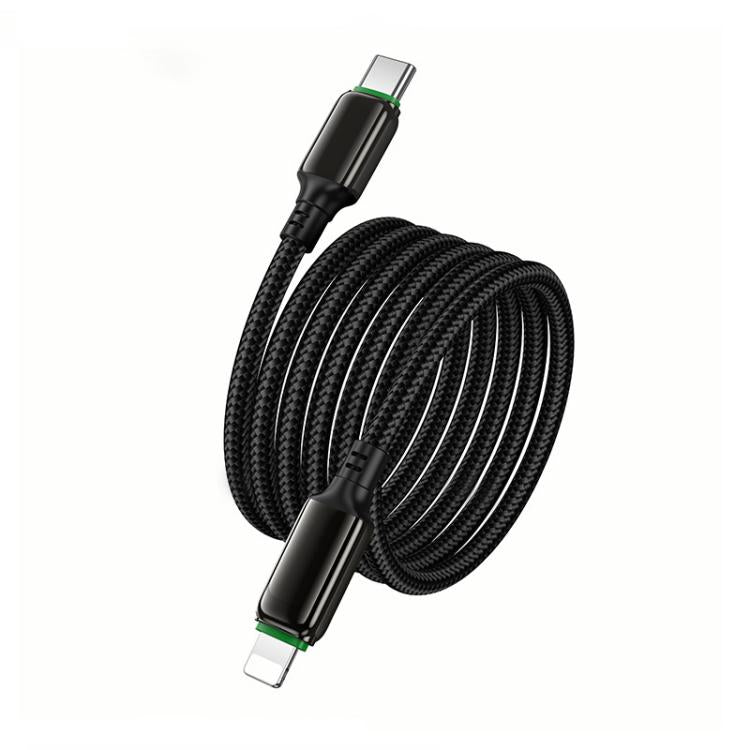 hoco X127 1m Type-C to 8 Pin Exceed PD30W Charging Data Cable - Black