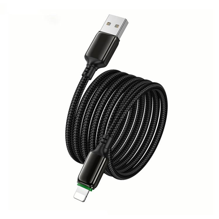 hoco X127 1m USB-A to 8 Pin Exceed Charging Data Cable - Black
