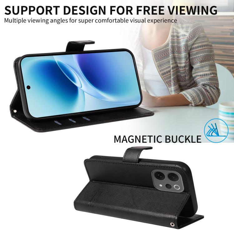 For vivo V70 5G Global / V70 Lite T-type Stitch Leather Phone Case