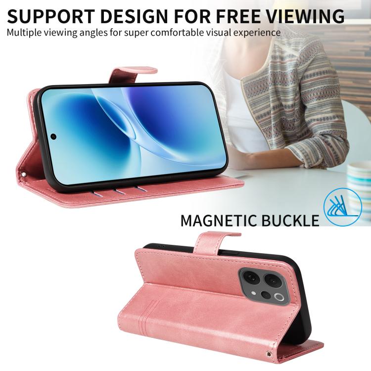 For vivo V70 5G Global / V70 Lite T-type Stitch Leather Phone Case
