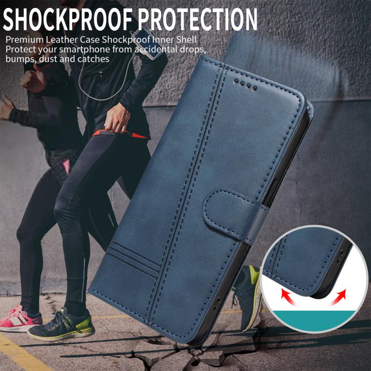 For vivo S50 Pro mini 5G T-type Stitch Leather Phone Case