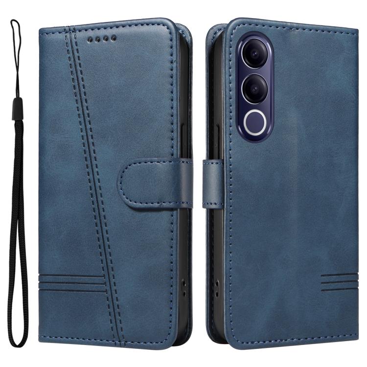 For vivo V70 FE 5G T-type Stitch Leather Phone Case