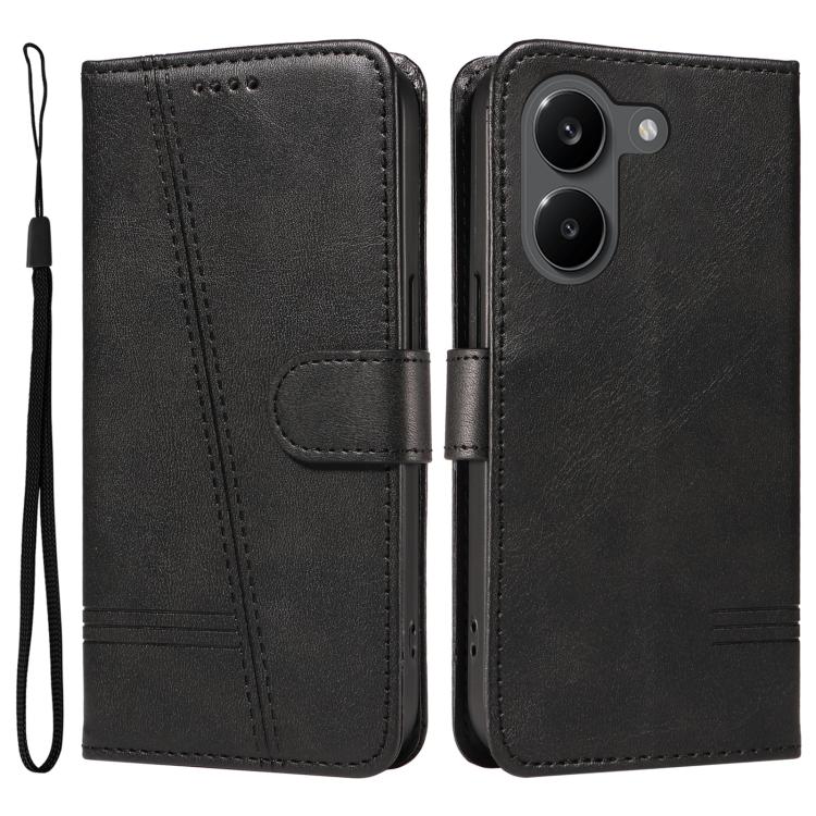 For Redmi Turbo 5 5G / Poco X8 Pro 5G T-type Stitch Leather Phone Case