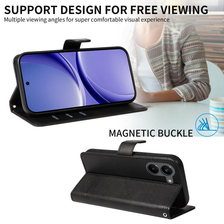 For Redmi Turbo 5 5G / Poco X8 Pro 5G T-type Stitch Leather Phone Case