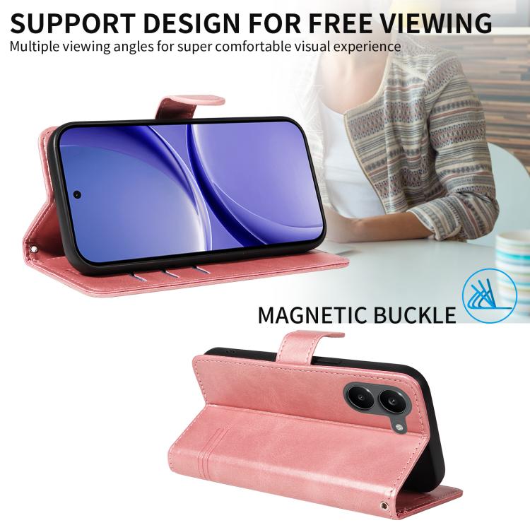 For Redmi Turbo 5 5G / Poco X8 Pro 5G T-type Stitch Leather Phone Case