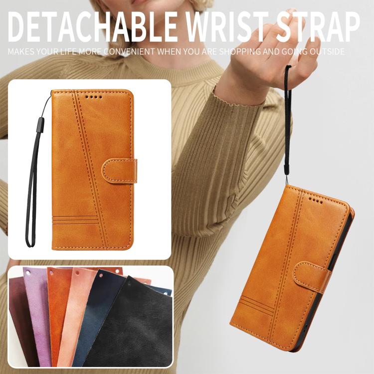 For Redmi Turbo 5 5G / Poco X8 Pro 5G T-type Stitch Leather Phone Case
