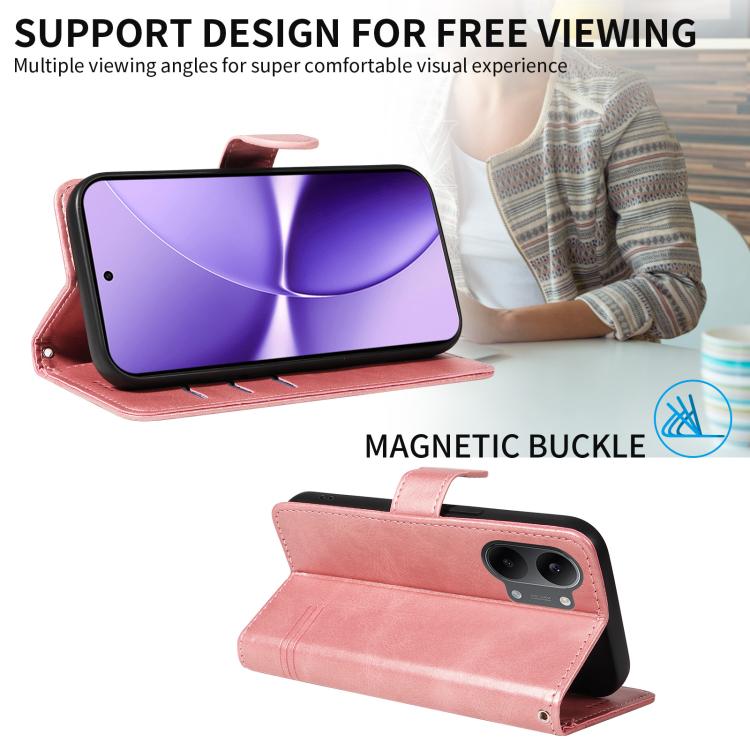For Redmi Turbo 5 Max 5G T-type Stitch Leather Phone Case