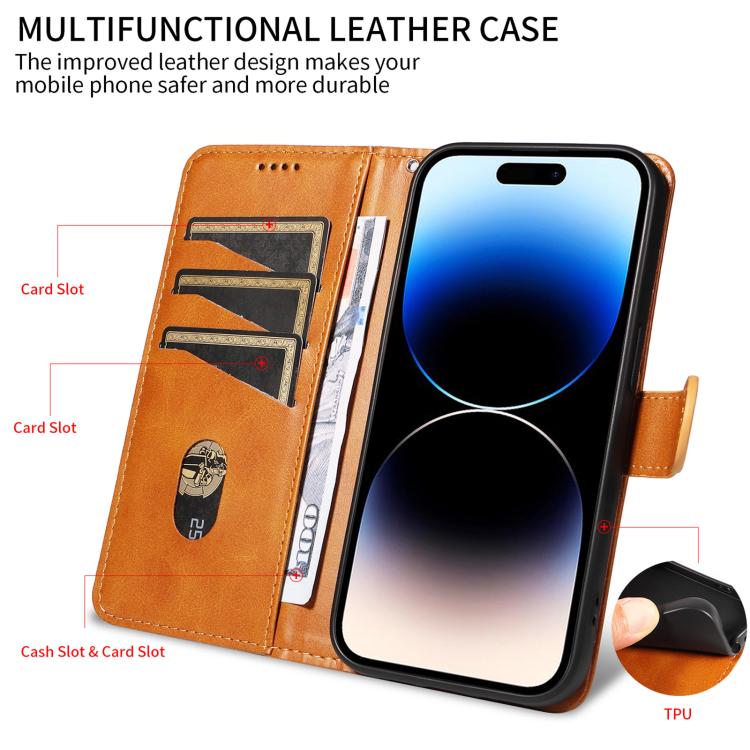 For Redmi Turbo 5 Max 5G T-type Stitch Leather Phone Case