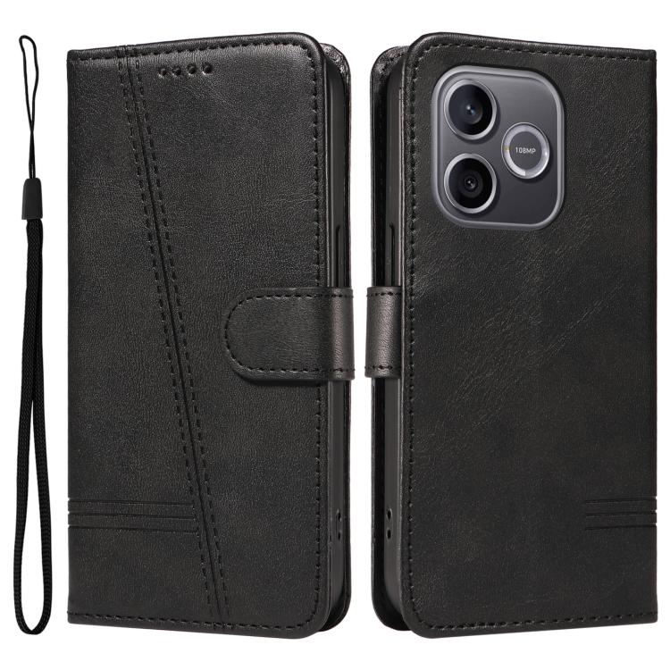 For Honor 600 Lite Global T-type Stitch Leather Phone Case