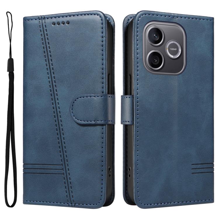 For Honor 600 Lite Global T-type Stitch Leather Phone Case