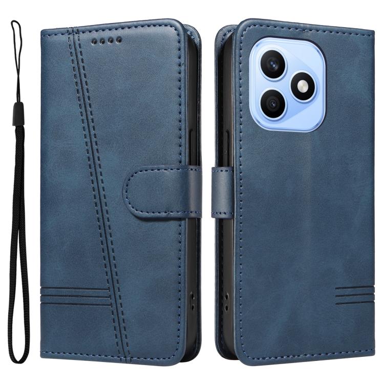 For Honor X8d 4G Global T-type Stitch Leather Phone Case
