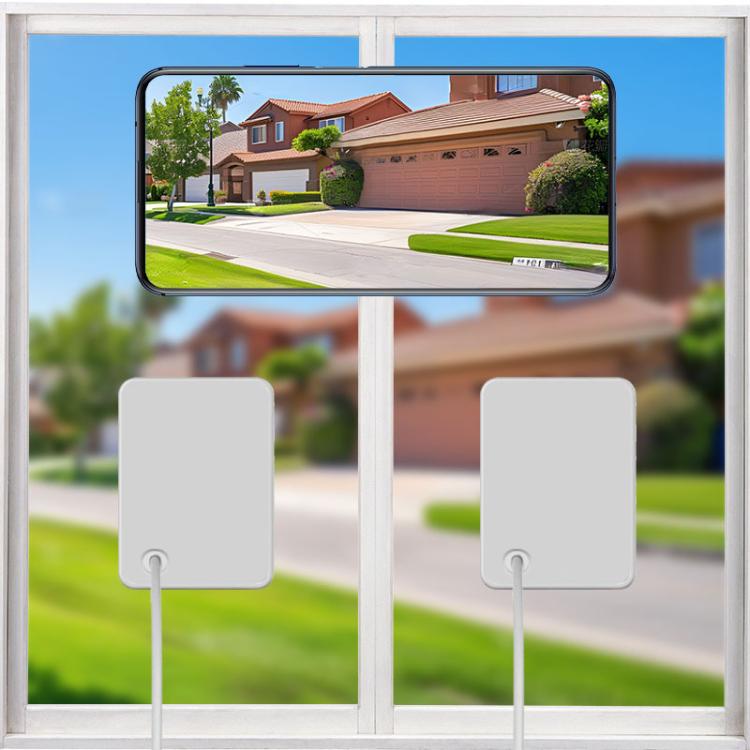 Wireless WiFi Smart Window Surveillance Camera, Specification:5.0GHz - White