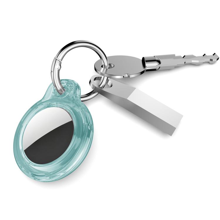 For AirTag 2nd Gen / 1st Gen XDcase Translucent Hard PC Protective Case with Key Ring
