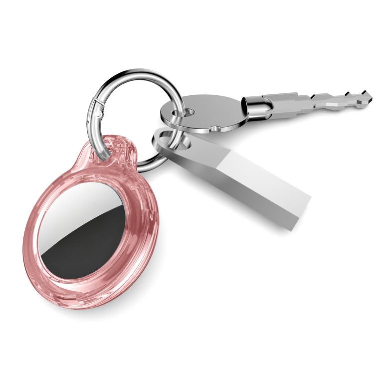 For AirTag 2nd Gen / 1st Gen XDcase Translucent Hard PC Protective Case with Key Ring