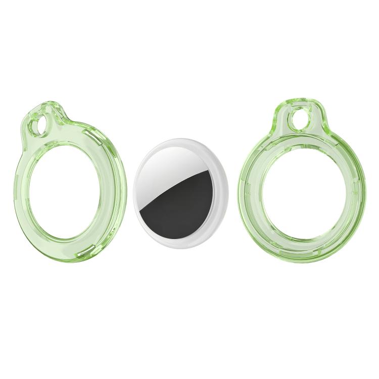 For AirTag 2nd Gen / 1st Gen XDcase Translucent Hard PC Protective Case with Key Ring