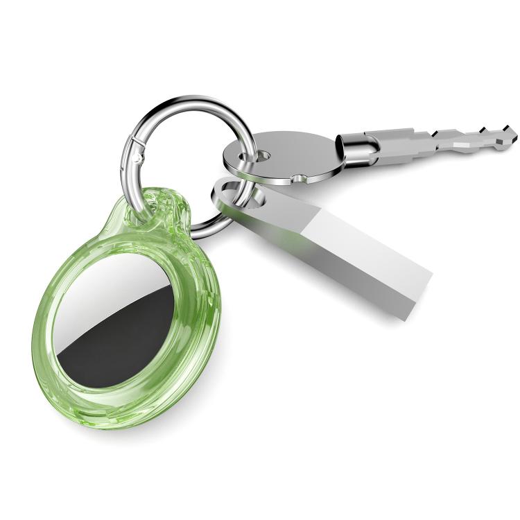 For AirTag 2nd Gen / 1st Gen XDcase Translucent Hard PC Protective Case with Key Ring
